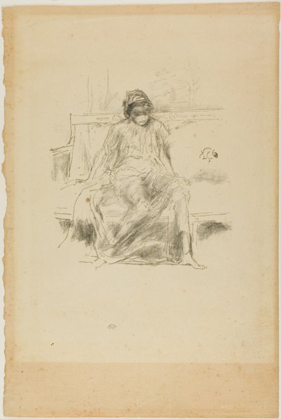 Figura drappeggiata, seduta da James Abbott McNeill Whistler