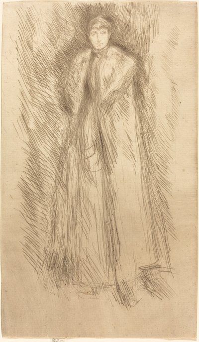 Il mantello di pelliccia da James Abbott McNeill Whistler