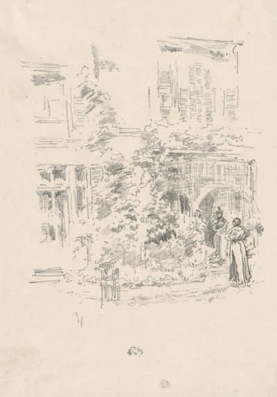 Il portico del giardino da James Abbott McNeill Whistler