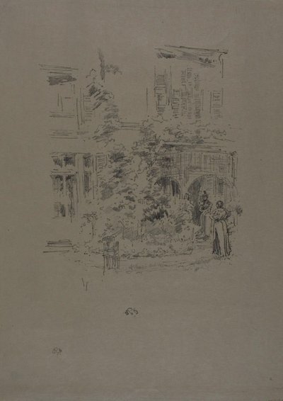 Il portico del giardino da James Abbott McNeill Whistler