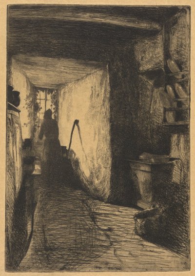 La cucina, dalla serie francese (Douze Eaux-Fortes) da James Abbott McNeill Whistler