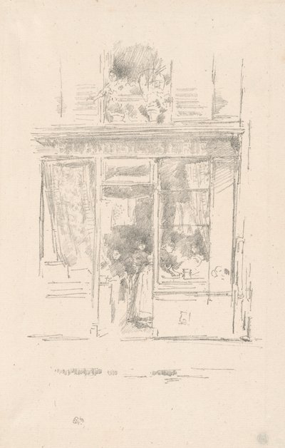 La Lavandaia: "La Blanchisseuse de la Place Dauphine" da James Abbott McNeill Whistler