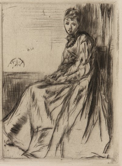 La Lettera (Maud, seduta) da James Abbott McNeill Whistler