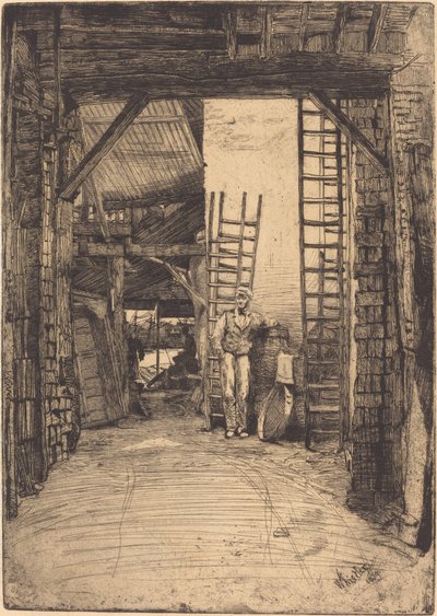 Il calcinatore da James Abbott McNeill Whistler
