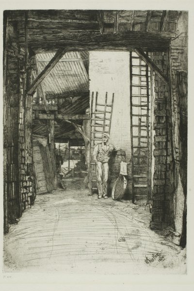 Il calcinatore da James Abbott McNeill Whistler
