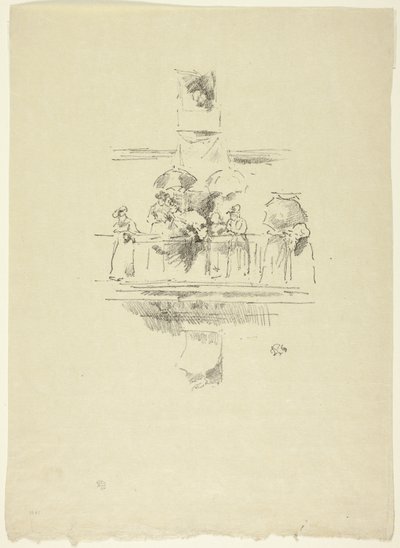 Il piccolo balcone da James Abbott McNeill Whistler