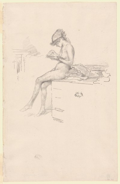La piccola modella nuda, che legge da James Abbott McNeill Whistler
