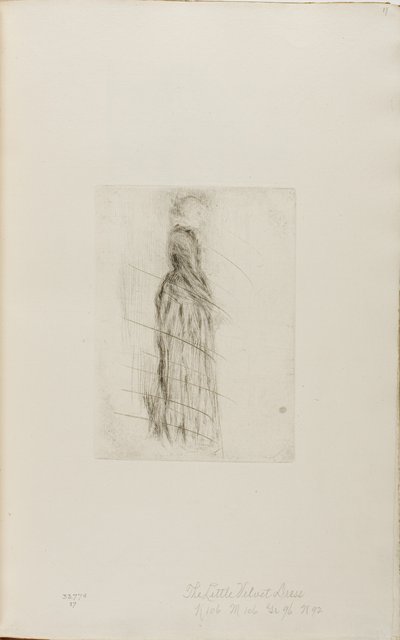 Il piccolo vestito di velluto da James Abbott McNeill Whistler