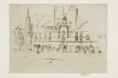 Il Mercato, Bruges da James Abbott McNeill Whistler