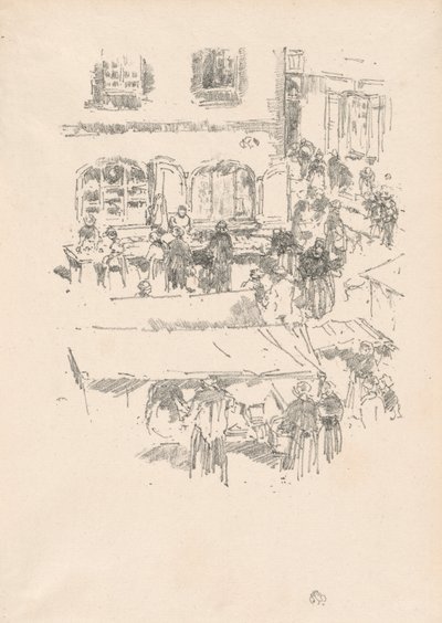 Il mercato, Vitré da James Abbott McNeill Whistler