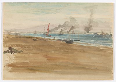 La foce del fiume da James Abbott McNeill Whistler