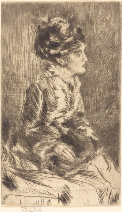 Il manicotto da James Abbott McNeill Whistler