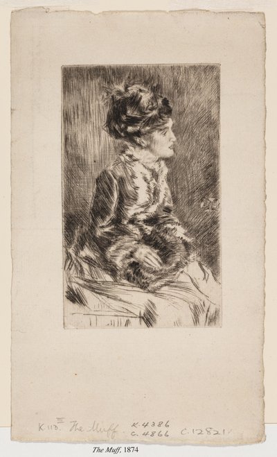 Il manicotto da James Abbott McNeill Whistler