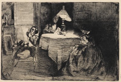 La sala della musica da James Abbott McNeill Whistler