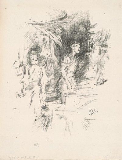 La Storia del Vecchio Fabbro da James Abbott McNeill Whistler