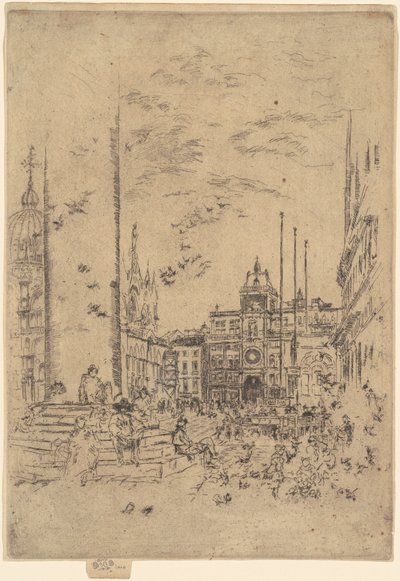 La Piazzetta da James Abbott McNeill Whistler