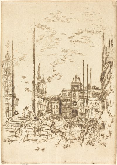 La Piazzetta da James Abbott McNeill Whistler
