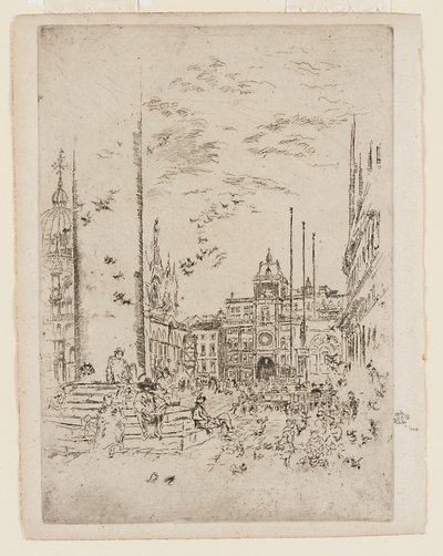 La Piazzetta da James Abbott McNeill Whistler