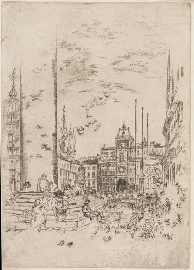 La Piazzetta da James Abbott McNeill Whistler