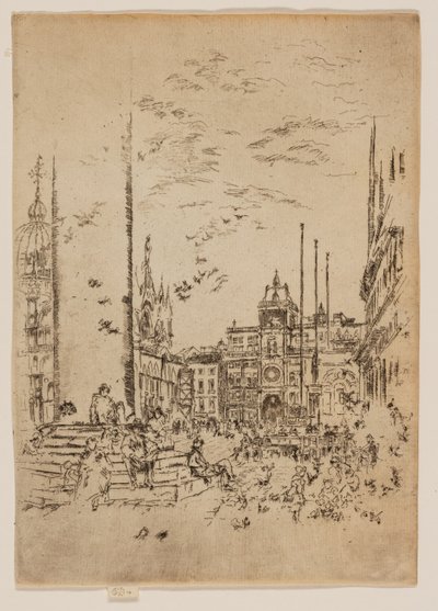 La Piazzetta da James Abbott McNeill Whistler