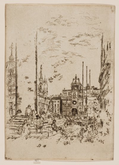 La Piazzetta da James Abbott McNeill Whistler