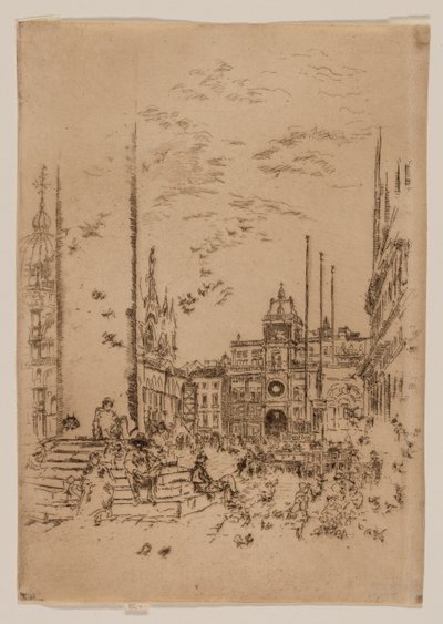 The Piazzetta da James McNeill Whistler