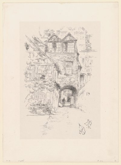 La casa del sacerdote, Rouen da James McNeill Whistler