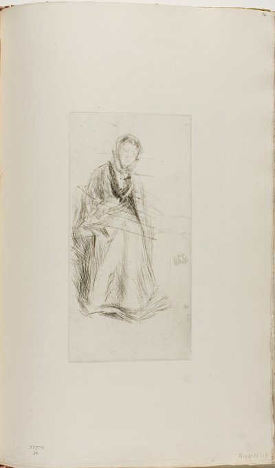 La vedova scozzese da James Abbott McNeill Whistler