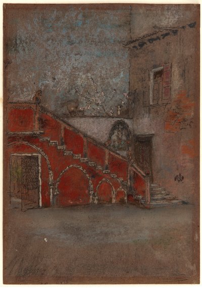 La scala: Nota in rosso da James Abbott McNeill Whistler