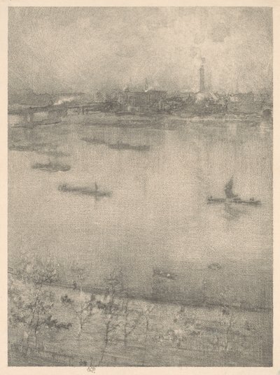 Il Tamigi da James Abbott McNeill Whistler