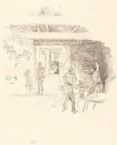 Il Fabbro dei Pneumatici da James Abbott McNeill Whistler