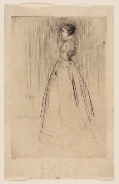 Il vestito di velluto (Mrs Leyland) da James McNeill Whistler