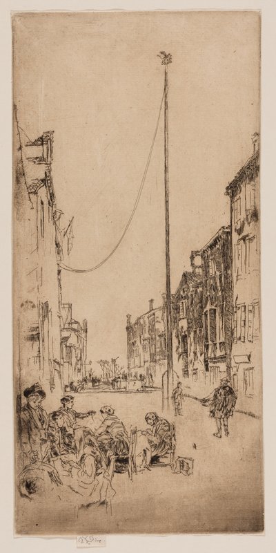 Il mastio veneziano da James Abbott McNeill Whistler