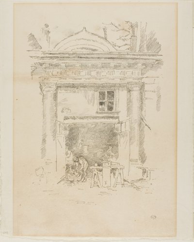 I Fabbri Bianchi, Impasse des Carmélites da James Abbott McNeill Whistler