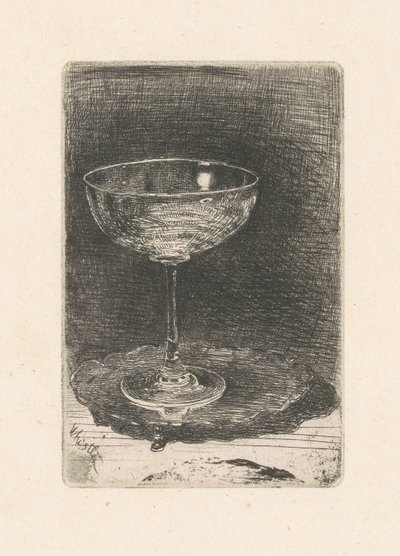 Il bicchiere di vino da James Abbott McNeill Whistler