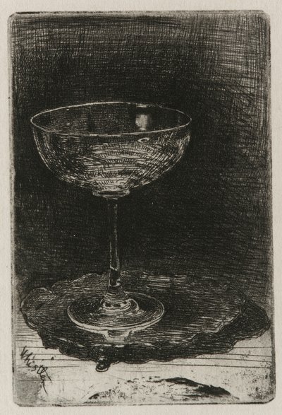 Il Bicchiere di Vino da James Abbott McNeill Whistler