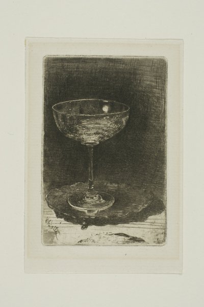 Il bicchiere di vino da James Abbott McNeill Whistler