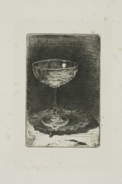 Il bicchiere di vino da James Abbott McNeill Whistler