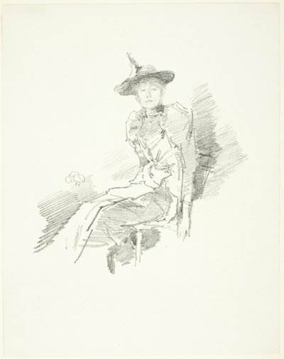 Il cappello alato da James Abbott McNeill Whistler