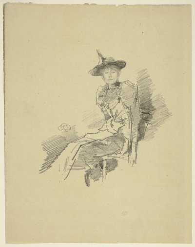 Il cappello alato da James Abbott McNeill Whistler