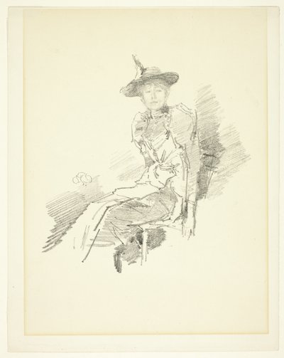 Il cappello alato da James Abbott McNeill Whistler