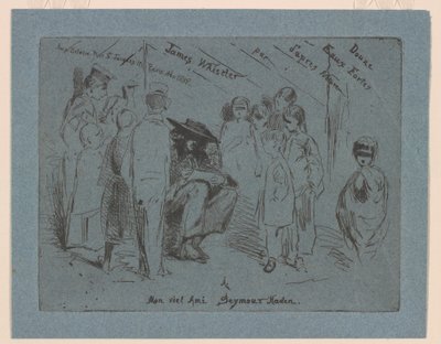 Pagina del titolo del "Set francese" da James Abbott McNeill Whistler