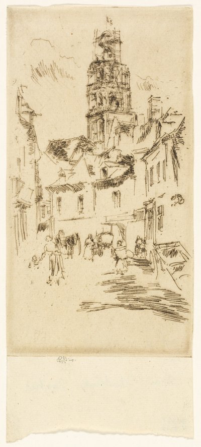 Tour Saint Antoine, Loches da James Abbott McNeill Whistler