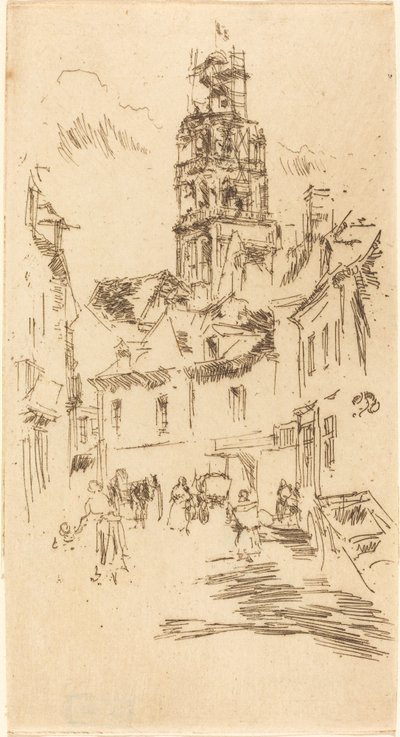 Torre St. Antoine, Loches da James Abbott McNeill Whistler