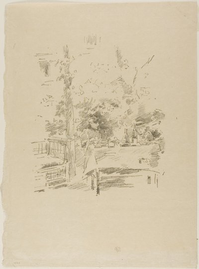 Tête-à-tête in giardino da James McNeill Whistler