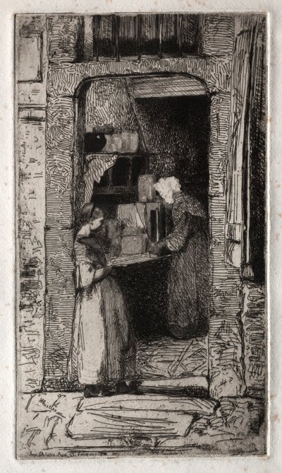 Dodici acqueforti dalla natura:  La Marchande de Moutarde da James McNeill Whistler