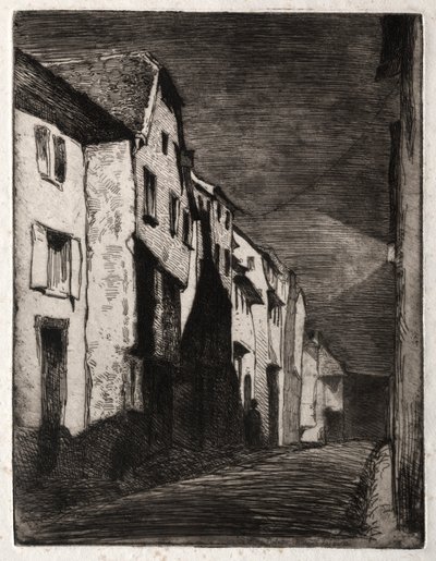 Dodici acqueforti dalla natura:  Strada di Saverne da James McNeill Whistler