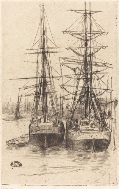 Due navi da James Abbott McNeill Whistler