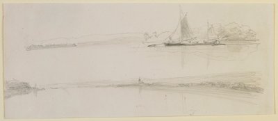 Due Scene su un Fiume da James Abbott McNeill Whistler