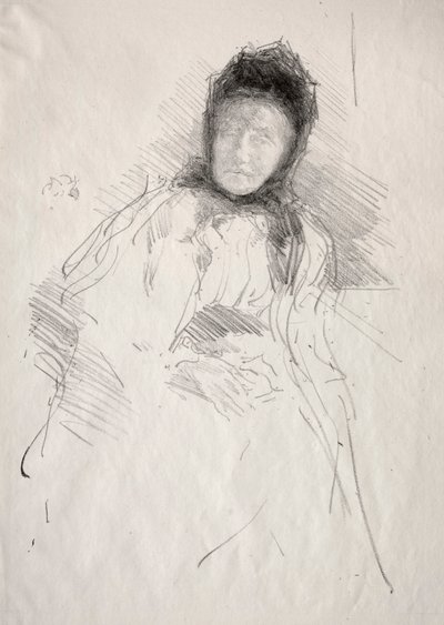 Schizzo incompiuto di Lady Haden da James McNeill Whistler